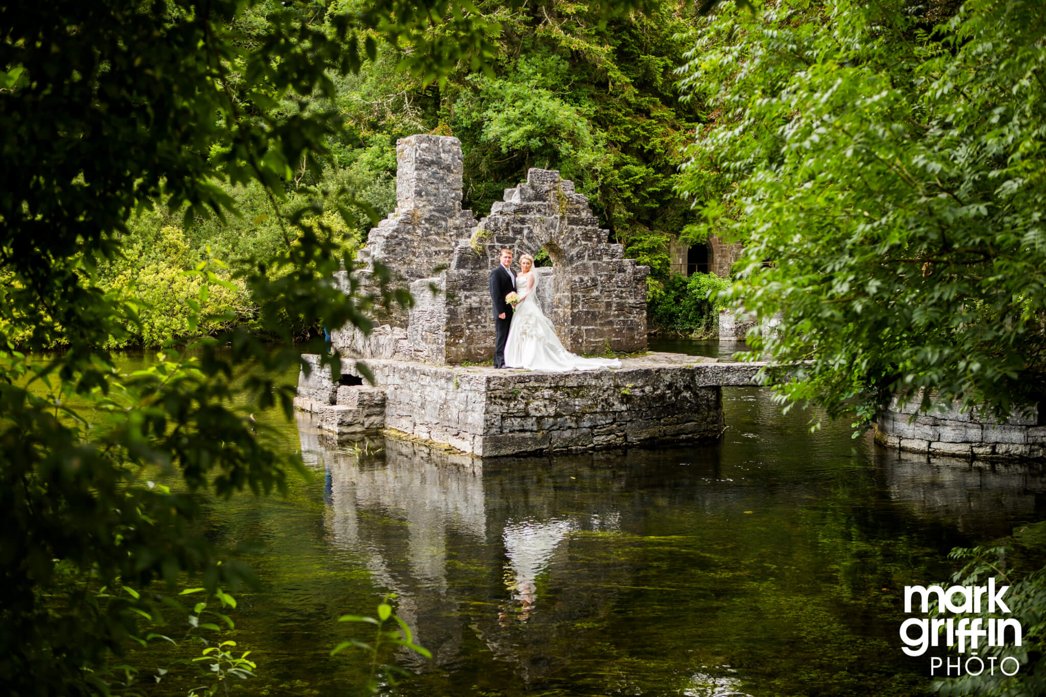 Irish Castle And Church Ruins Destination Wedding Ireland